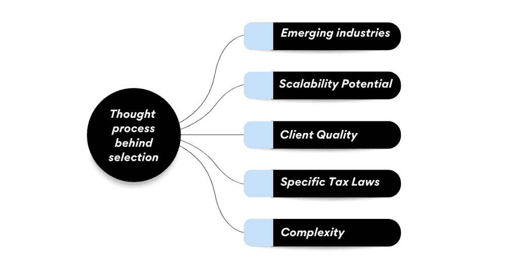 Niche selection as a tax consultant 